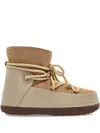Inuikii Leather Lace-up Snow Boots In Neutral