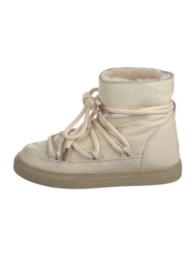 Pre-owned Inuikii Leather Snow Boots In Neutrals