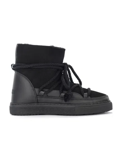 Inuikii Logo And Ankle Boots In Black