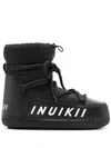Inuikii Logo-print Boots In 黑色