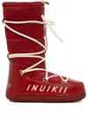 Inuikii Logo Snow Boots In 红色
