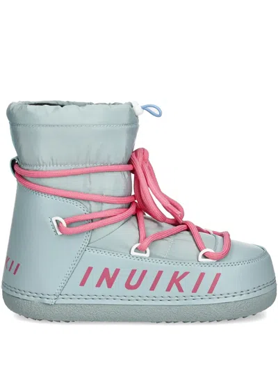 Inuikii Logo Snow Boots In Blau