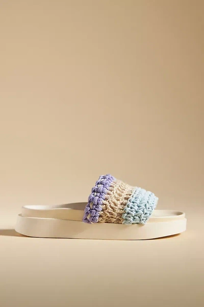 Inuikii Loose Knitted Sandals In White