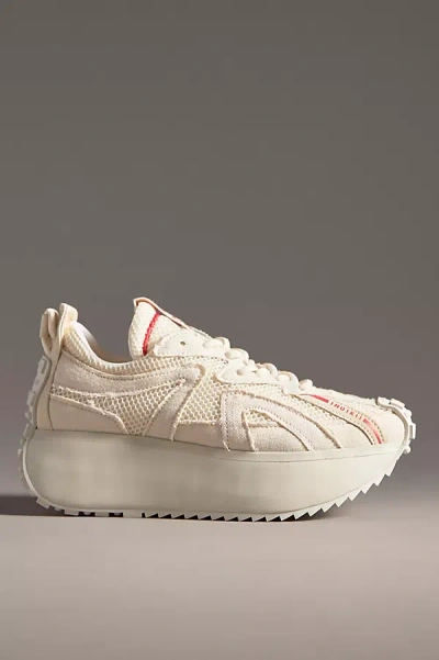 Inuikii Maribella Denim Sneakers In Neutral