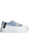 Inuikii Matilda Canvas Low Sneakers In Blue