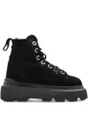 Inuikii Matilda Lace-up Platform Boots In Black
