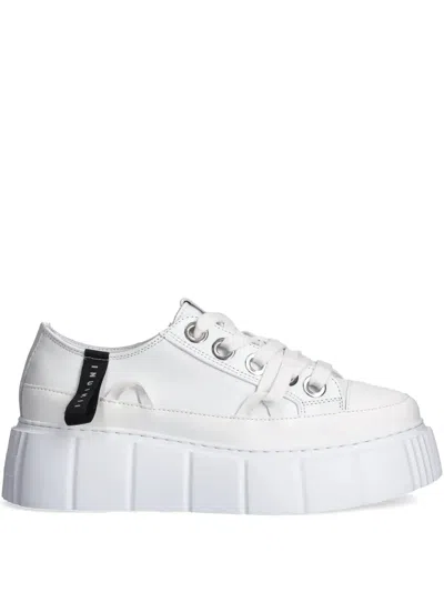 Inuikii Matilda Low Sneakers In Weiss
