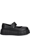 Inuikii Matilda Platform Mary Jane Shoes In Black