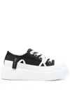 Inuikii Matilda Canvas Sneakers In 黑色