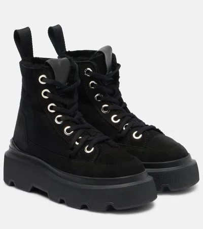 Inuikii Matilda Suede Hiking Boots In Multi