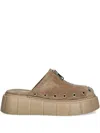 Inuikii Matilda Suede Mules In Brown