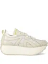 Inuikii Mesh Panelled Sneakers In White