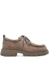 Inuikii Mocabee Curl Lace-up Derby Shoes In Brown