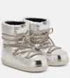 Inuikii Mountain Quilted Metallic Snow Boots In Silver