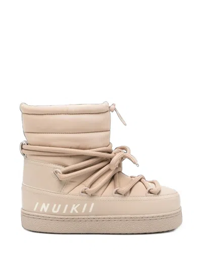 Inuikii Mountain Padded Lace-up Boots In Neutral