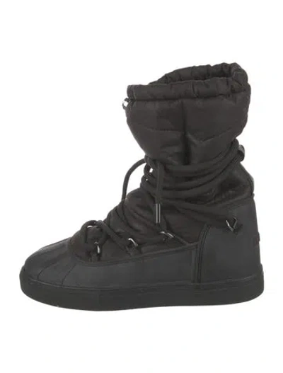 Pre-owned Inuikii Nylon Snow Boots In Black