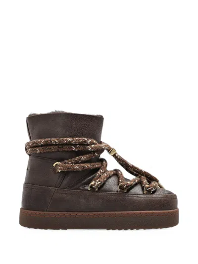 Inuikii Platform Snow Boots In Brown