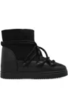Inuikii Rope-laces Leather Snow Boots In Black