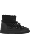 Inuikii Rope-laces Lined Snow Boots In Black