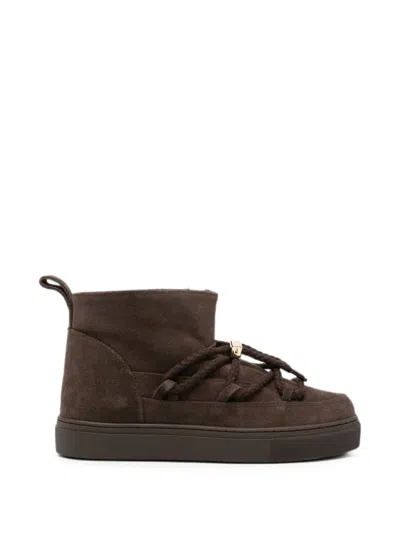 Inuikii Round-toe Boots In Brown