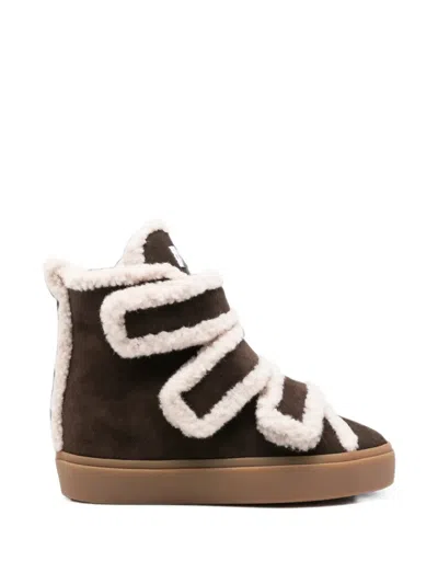 Inuikii Shearling Touch-strap Boots In Multi