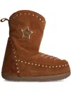 Inuikii Stud-embellished Boots In Brown