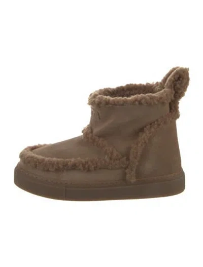 Pre-owned Inuikii Suede Boots In Brown