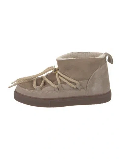 Pre-owned Inuikii Suede Boots In Neutrals
