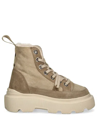 Inuikii Suede Boots In Neutrals