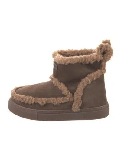 Pre-owned Inuikii Suede Boots W/ Tags In Brown
