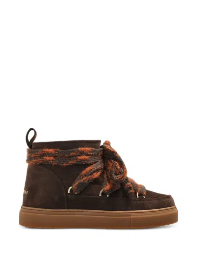 Inuikii Suede Knot Boots In 褐色