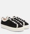 Inuikii Suede Low-top Sneakers In Black