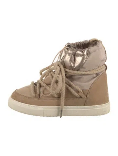 Pre-owned Inuikii Suede Sneakers In Neutrals