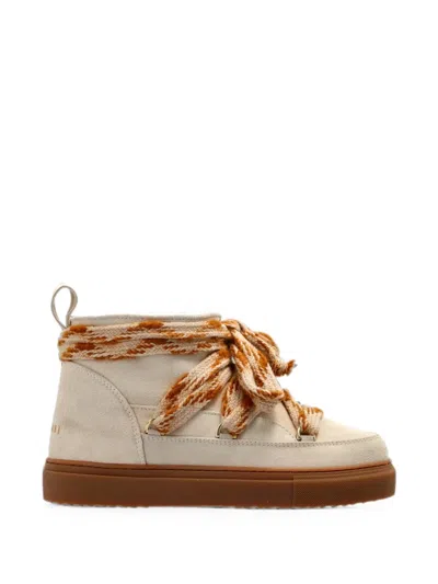 Inuikii Suede-knot Snow Boots In Neutral