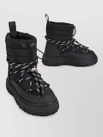 Inuikii Technical Fabric Ankle Boots In Black