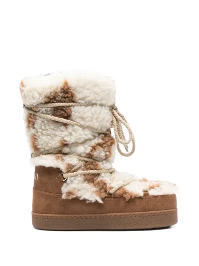Inuikii Teddy High Boots In Brown