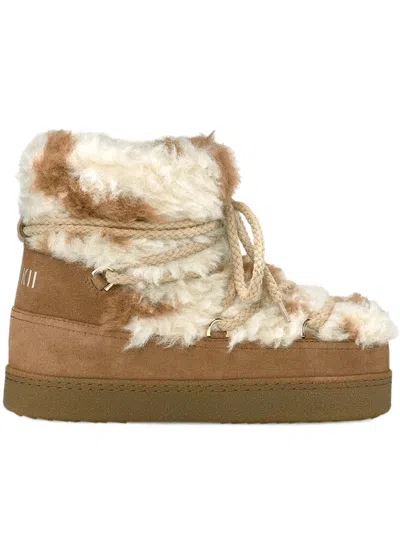 Inuikii Teddy Snow Boots In Brown