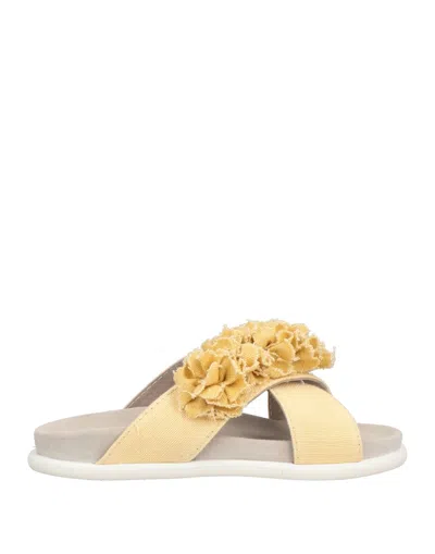 Inuikii Babies'  Toddler Girl Sandals Sand Size 10c Textile Fibers In Beige