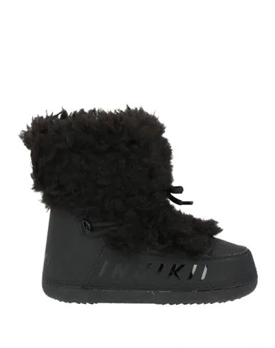 Inuikii Woman Ankle Boots Black Size 10 Synthetic Fibers