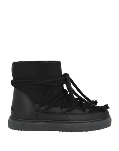 Inuikii Woman Ankle Boots Black Size 5 Leather