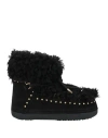 Inuikii Woman Ankle Boots Black Size 9 Leather In Black