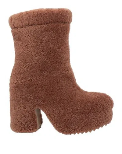 Inuikii Woman Ankle Boots Brown Size 7 Shearling