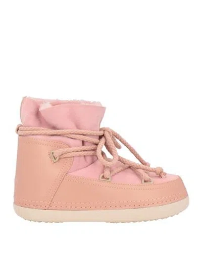 Inuikii Woman Ankle Boots Pink Size 10 Leather In Multi