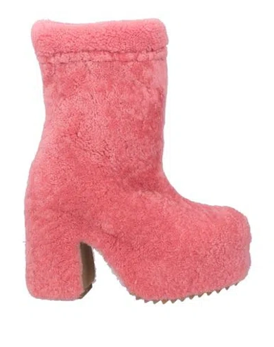 Inuikii Woman Ankle Boots Pink Size 8 Shearling