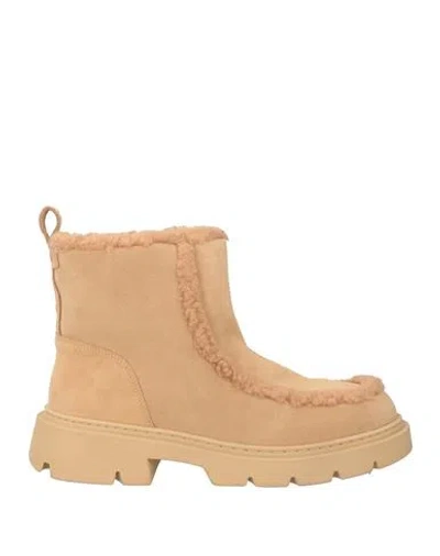 Inuikii Woman Ankle Boots Sand Size 8 Leather In Brown