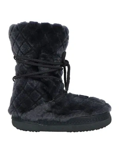 Inuikii Woman Boot Lead Size 8 Shearling In Gray