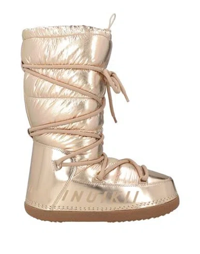 Inuikii Woman Boot Rose Gold Size 8 Textile Fibers