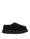 Inuikii Curly Micro Slippers In Black