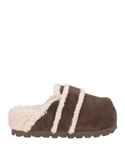 Inuikii Woman Mules & Clogs Dark Brown Size 7 Leather