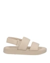 Inuikii Woman Sandals Beige Size 8 Textile Fibers